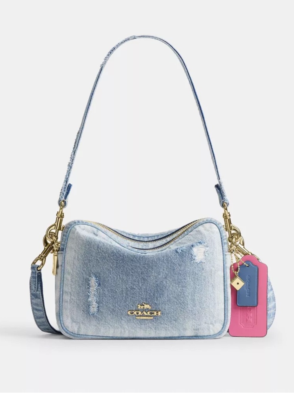 COACH Loved Denim Carey Bag NWOT